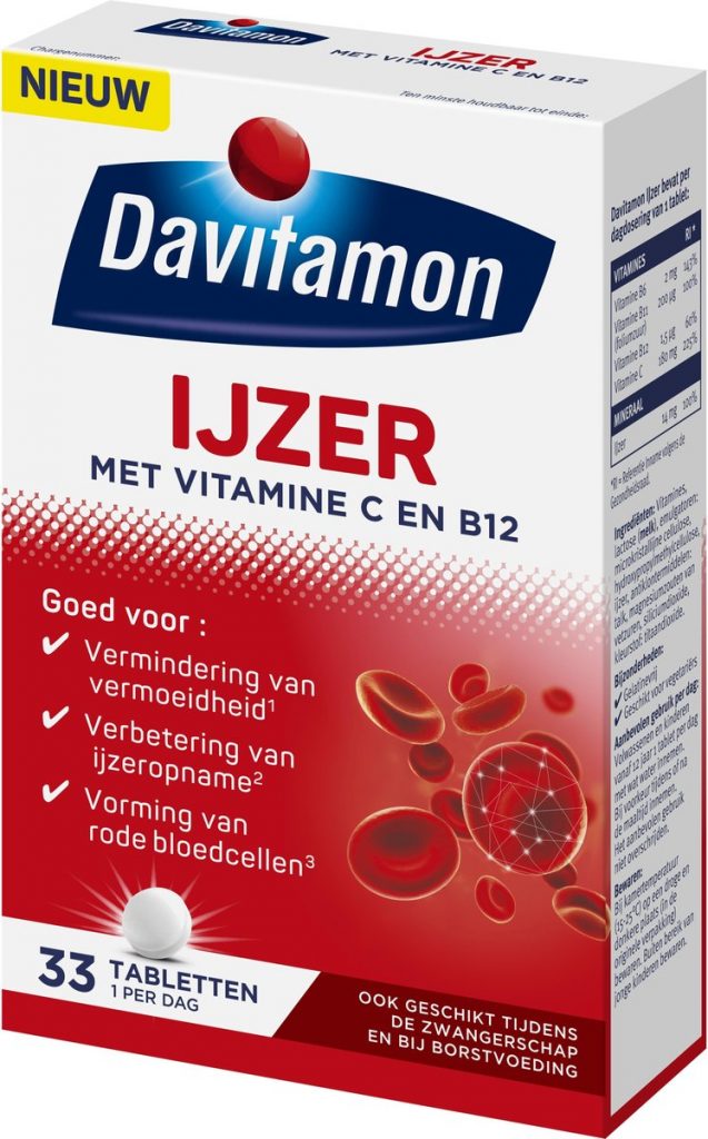Davitamon IJzer met vitamine B12 - IJzertabletten Review